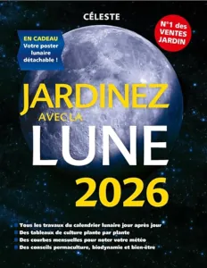 Jardiner avec la Lune 2026 couverture du livre Jardiner avec la lune 2026